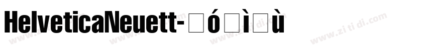 HelveticaNeuett字体转换