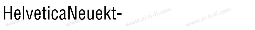 HelveticaNeuekt字体转换