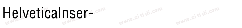 HelveticaInser字体转换