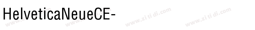 HelveticaNeueCE字体转换