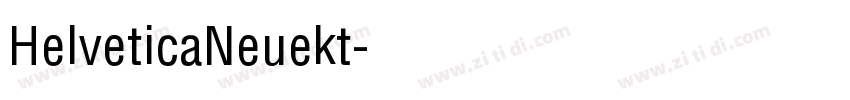 HelveticaNeuekt字体转换