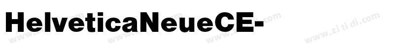 HelveticaNeueCE字体转换