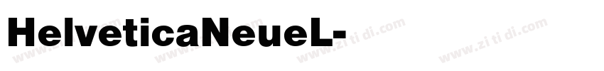 HelveticaNeueL字体转换
