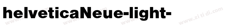 helveticaNeue-light字体转换