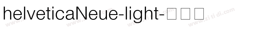 helveticaNeue-light字体转换