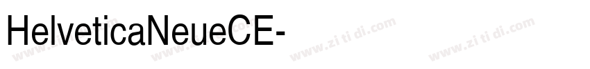 HelveticaNeueCE字体转换