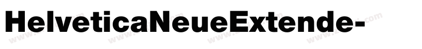 HelveticaNeueExtende字体转换 HelveticaNeueExtende字体转换