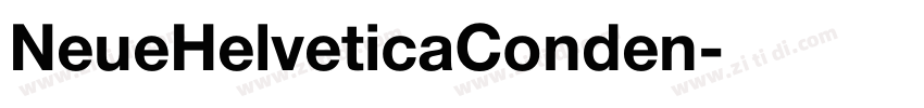 NeueHelveticaConden字体转换