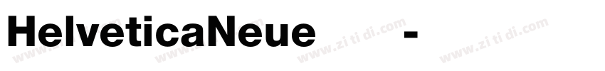 HelveticaNeue字体字体转换