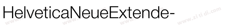 HelveticaNeueExtende字体转换 HelveticaNeueExtende字体转换