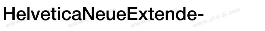 HelveticaNeueExtende字体转换 HelveticaNeueExtende字体转换