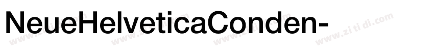 NeueHelveticaConden字体转换