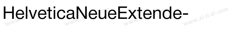 HelveticaNeueExtende字体转换 HelveticaNeueExtende字体转换