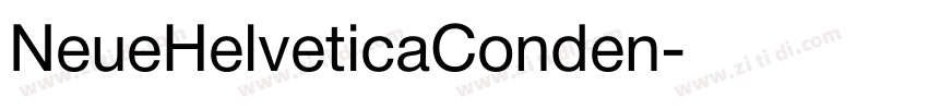 NeueHelveticaConden字体转换