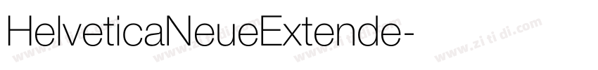 HelveticaNeueExtende字体转换 HelveticaNeueExtende字体转换