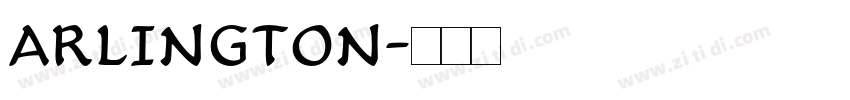 ARLINGTON字体转换