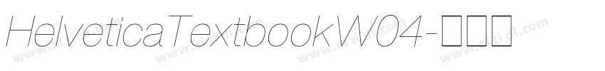 HelveticaTextbookW04字体转换