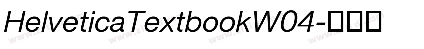 HelveticaTextbookW04字体转换