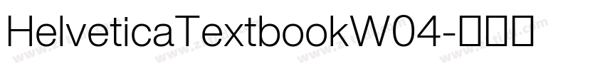 HelveticaTextbookW04字体转换