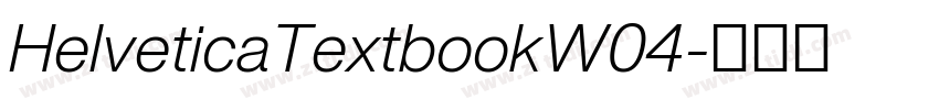 HelveticaTextbookW04字体转换