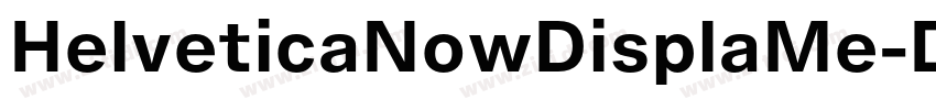 HelveticaNowDisplaMe字体转换