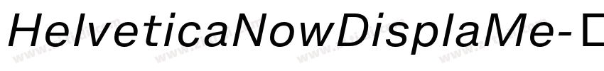 HelveticaNowDisplaMe字体转换