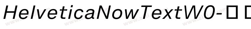 HelveticaNowTextW0字体转换