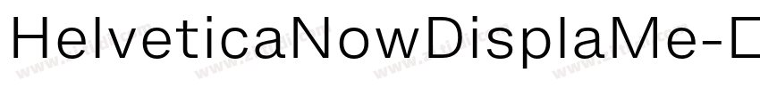 HelveticaNowDisplaMe字体转换