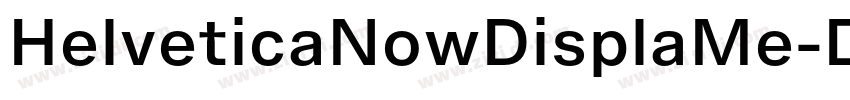HelveticaNowDisplaMe字体转换