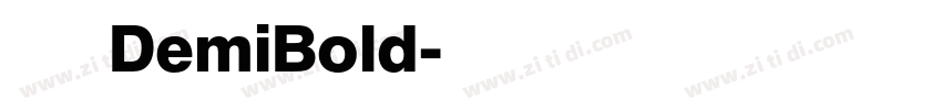 方正锐正圆DemiBold字体转换