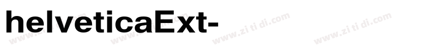 helveticaExt字体转换