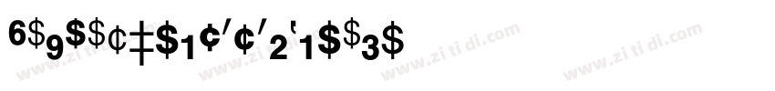 HelveticaMonospacedW字体转换
