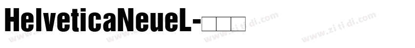 HelveticaNeueL字体转换