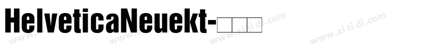 HelveticaNeuekt字体转换