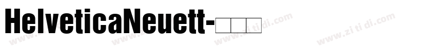 HelveticaNeuett字体转换