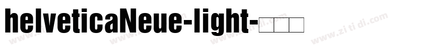 helveticaNeue-light字体转换