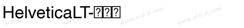 HelveticaLT字体转换