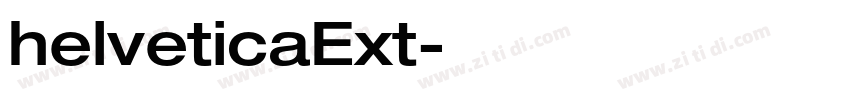 helveticaExt字体转换