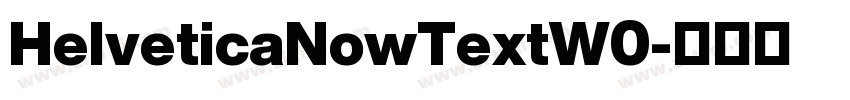 HelveticaNowTextW0字体转换