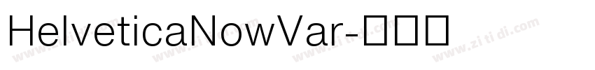 HelveticaNowVar字体转换