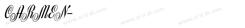 CARMEN字体转换