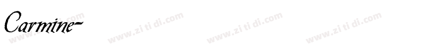Carmine字体转换