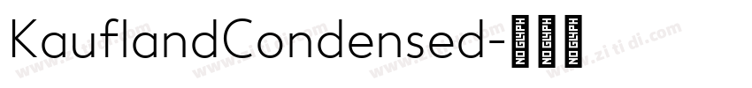 KauflandCondensed字体转换