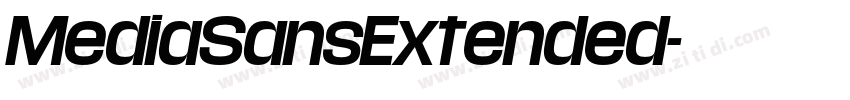 MediaSansExtended字体转换