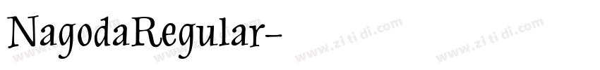 NagodaRegular字体转换