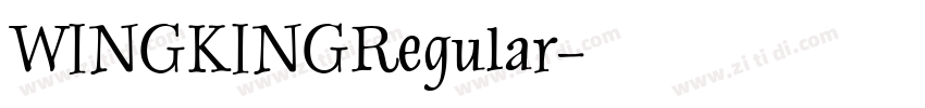WINGKINGRegular字体转换
