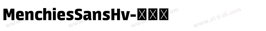 MenchiesSansHv字体转换