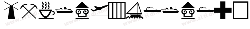 SJzhengjihei字体转换