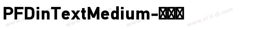 PFDinTextMedium字体转换