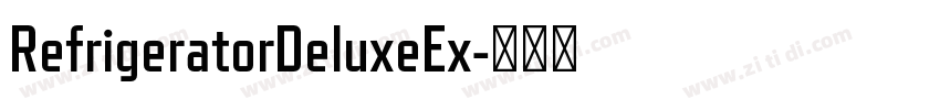 RefrigeratorDeluxeEx字体转换